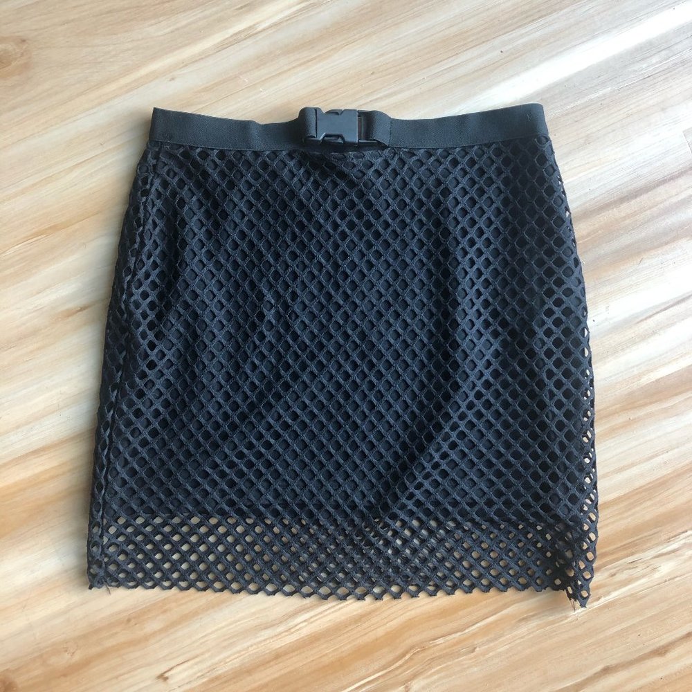 Seek The Label- Fishnet skirt